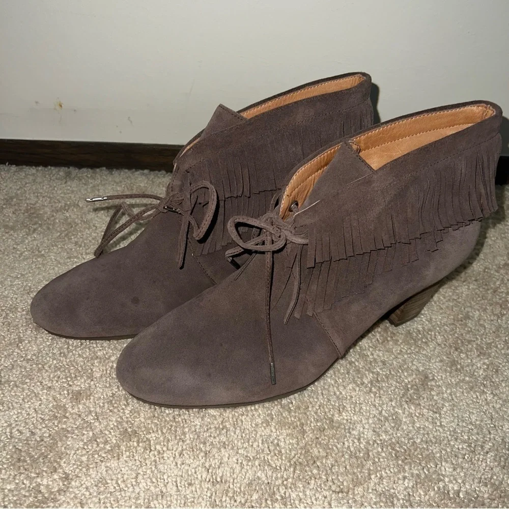 Gentle Souls by Kenneth Cole Women’s Bettie Leather Ankle Boots Size 11M